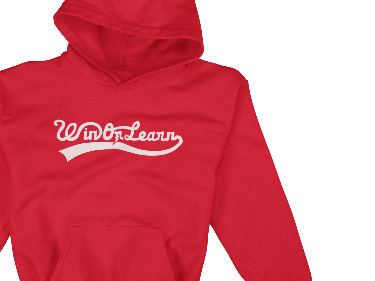 Win Or Learn Signature Hoodie - Red