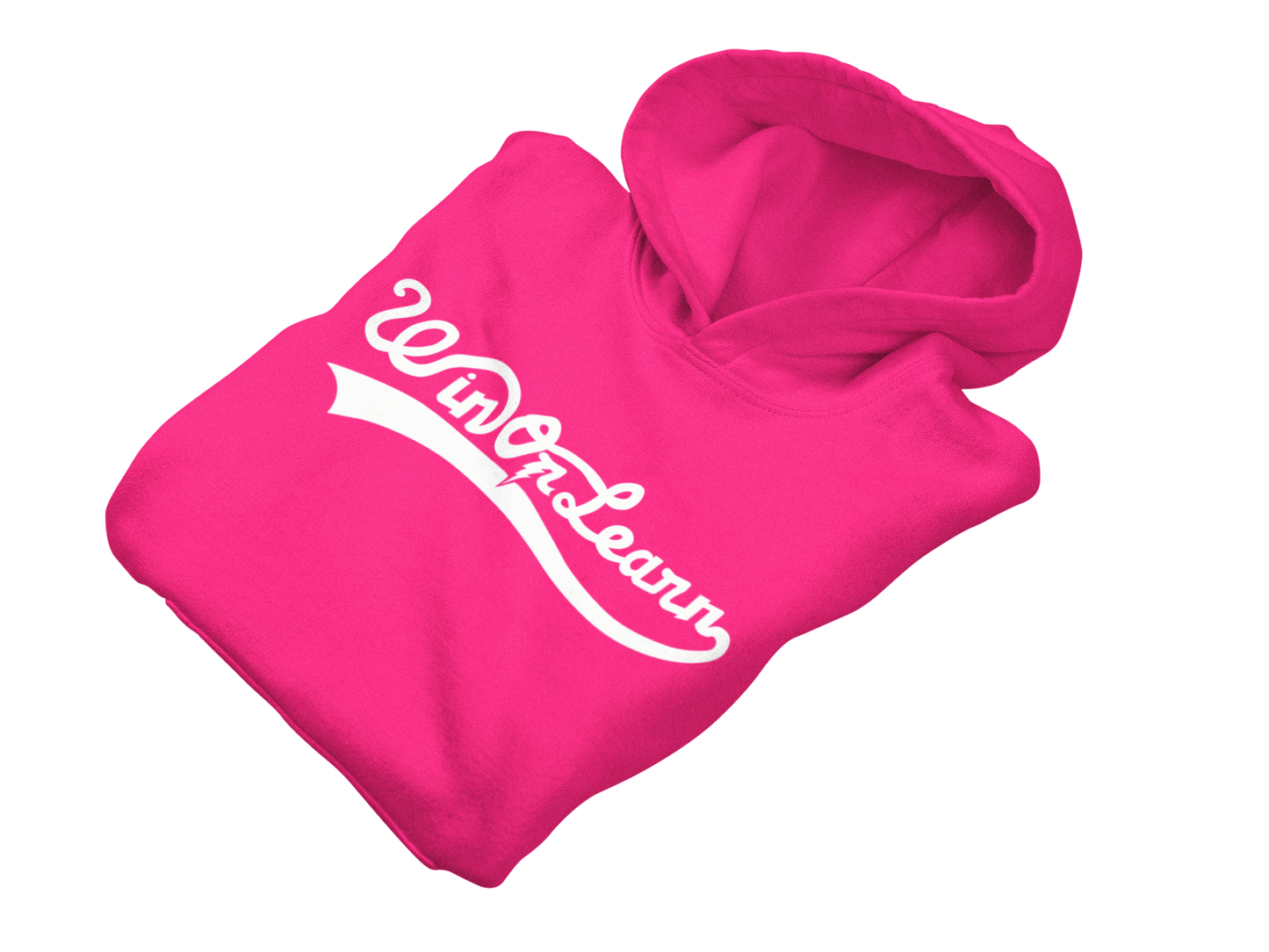 Win Or Learn Signature Hoodie - Hot Pink