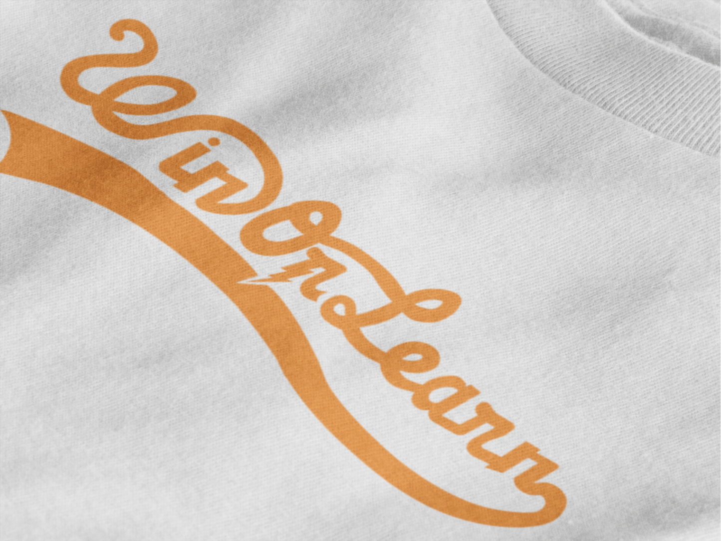 Short sleeve Swoosh logo tee (orange)