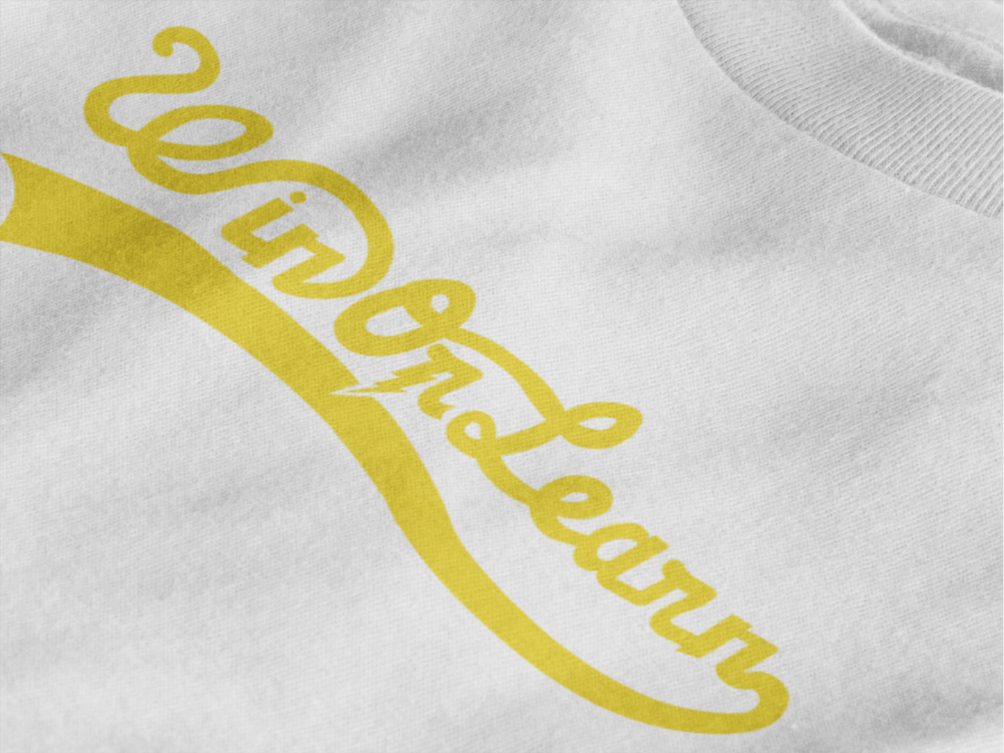 Short sleeve Swoosh logo tee (yellow)