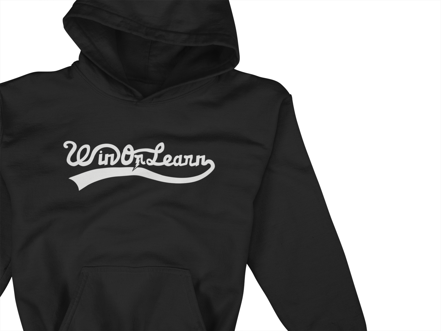 Win Or Learn Signature Hoodie - Black