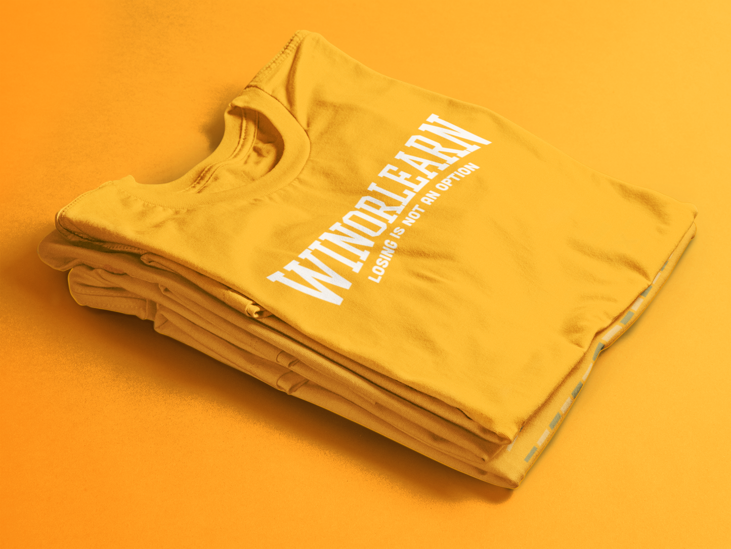Losing Is Not An Option Tee - Yellow