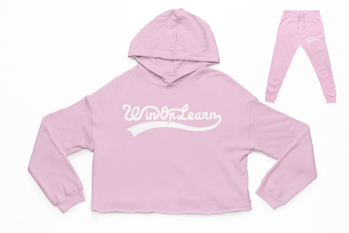 Crop Top Home Team Set - Pink