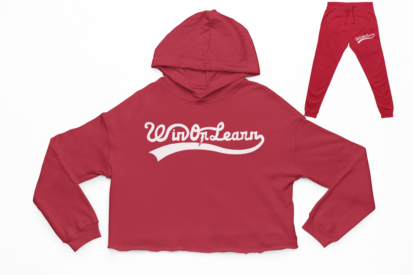 Crop Top Home Team Set - Red