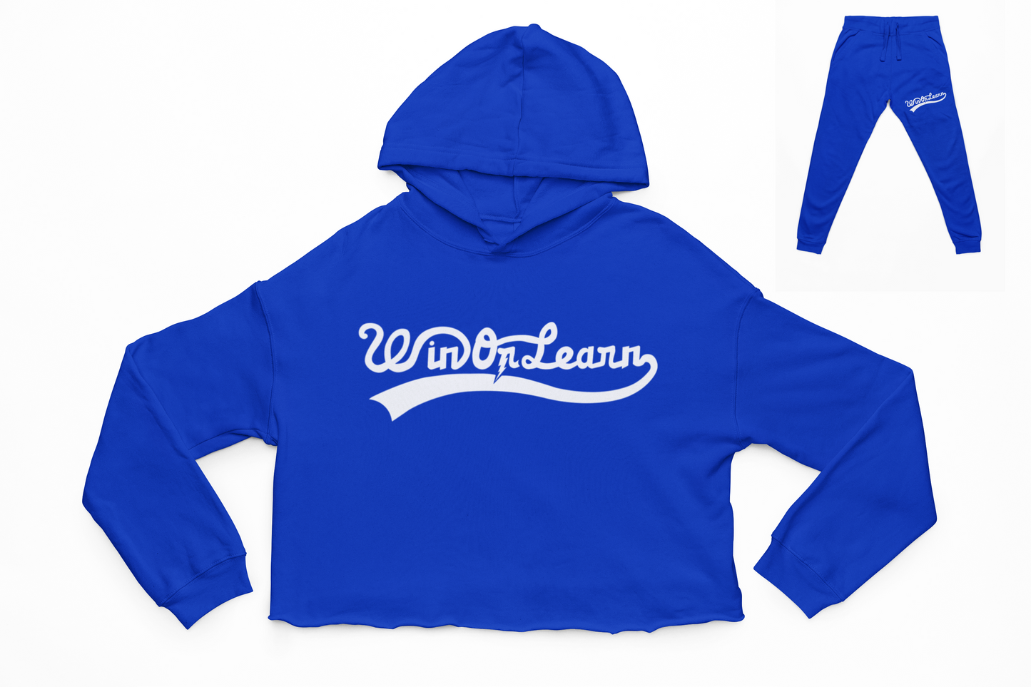 Crop Top Home Team Set - Royal Blue