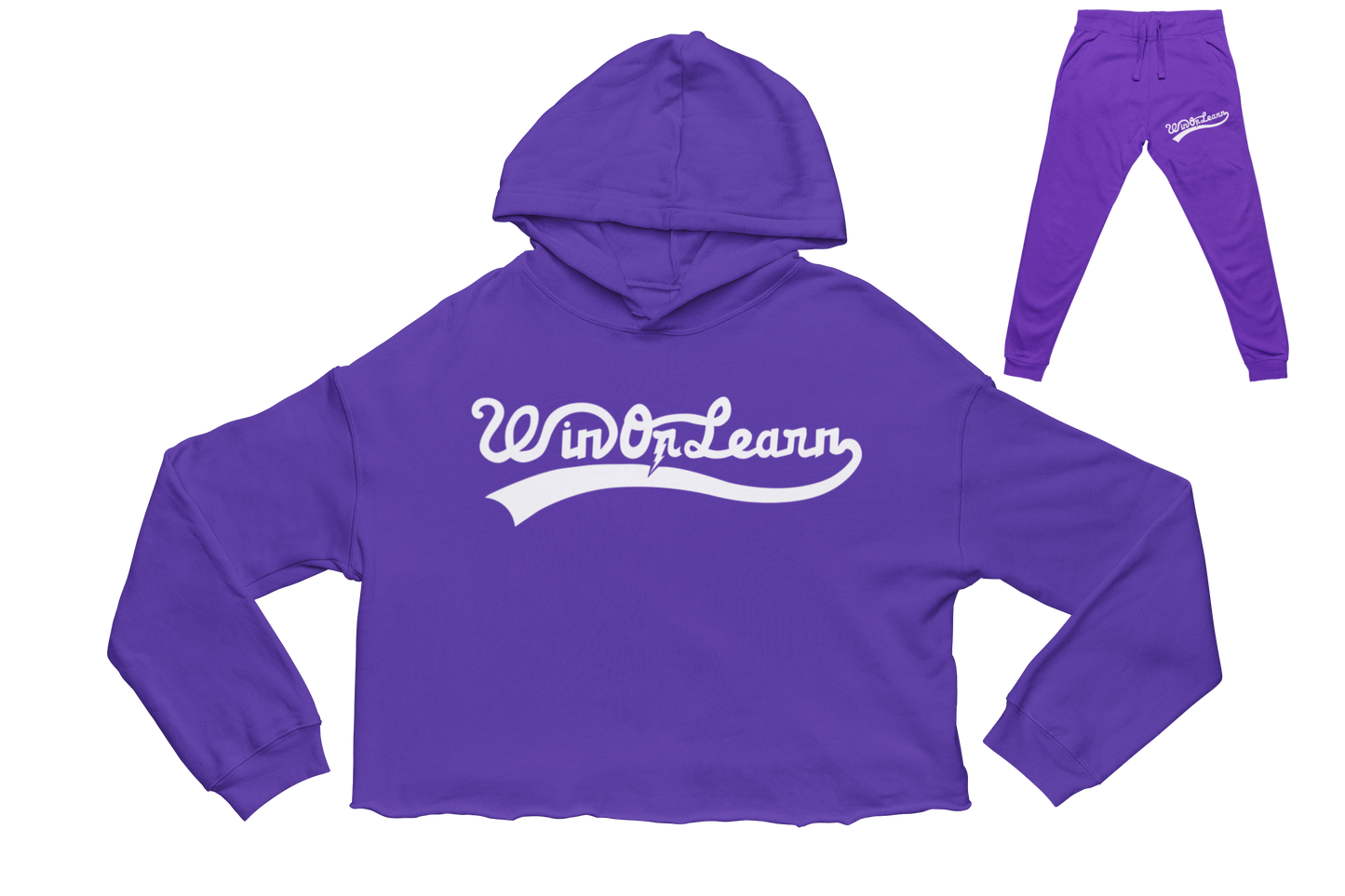Crop Top Home Team Set - Purple