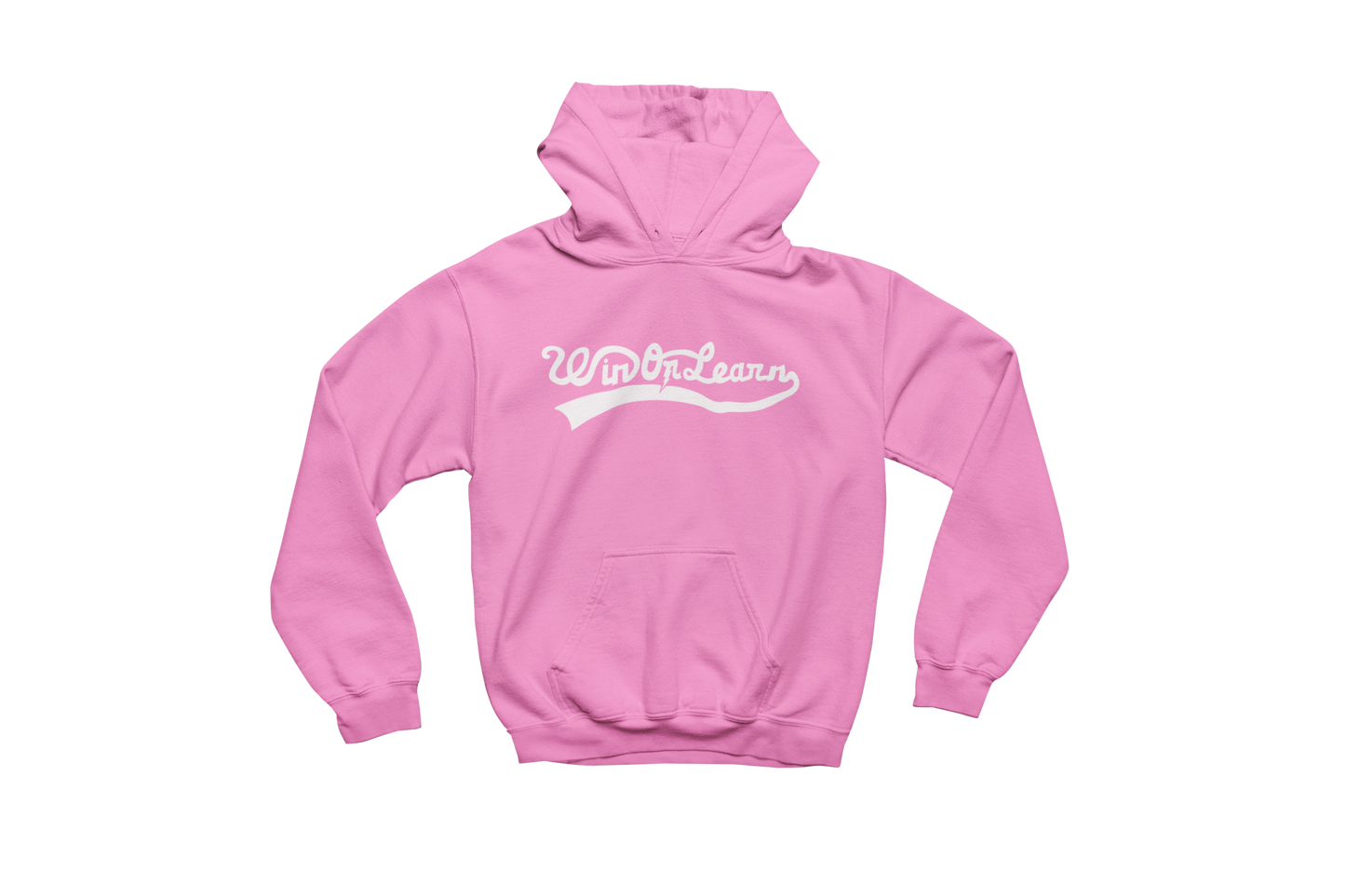 Win Or Learn Signature Hoodie - Pink