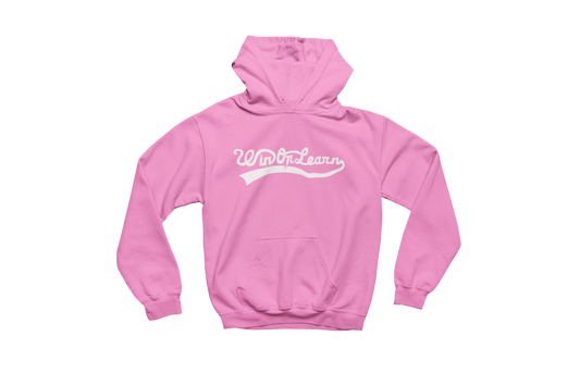 Win Or Learn Signature Hoodie - Pink