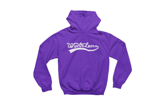 Win Or Learn Signature Hoodie - Purple