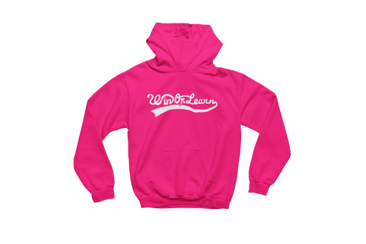 Win Or Learn Signature Hoodie - Hot Pink