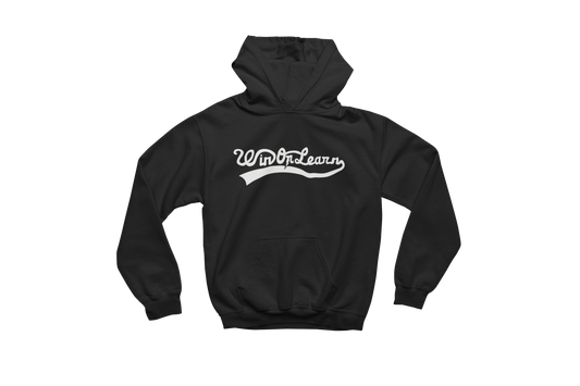 Win Or Learn Signature Hoodie - Black