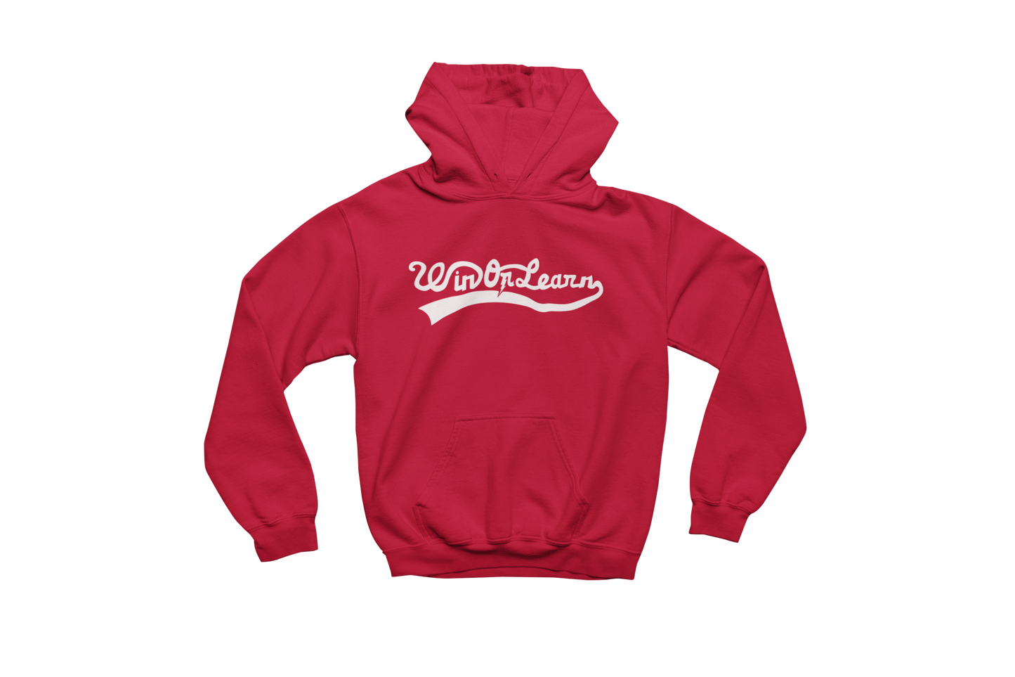 Win Or Learn Signature Hoodie - Red
