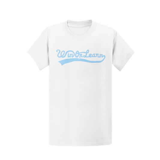Short sleeve Swoosh logo tee (Columbia blue)