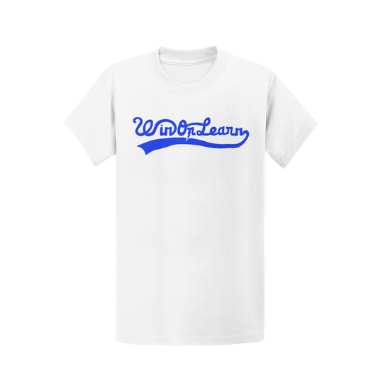 Short sleeve Swoosh logo tee (blue)