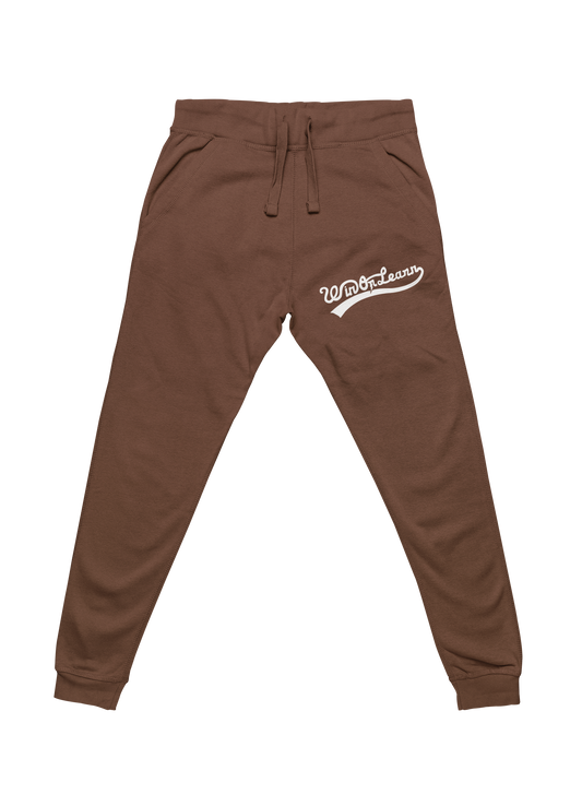 Win Or Learn Signature Sweatpants - Brown