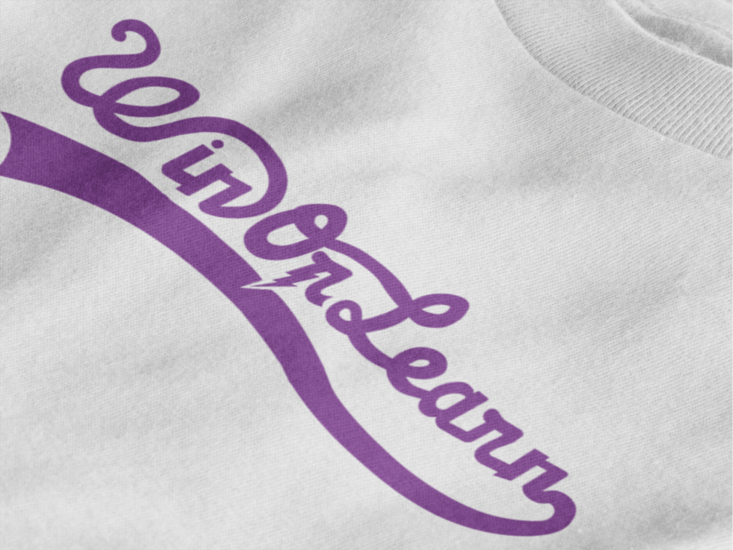 Short sleeve Swoosh logo tee (purple)